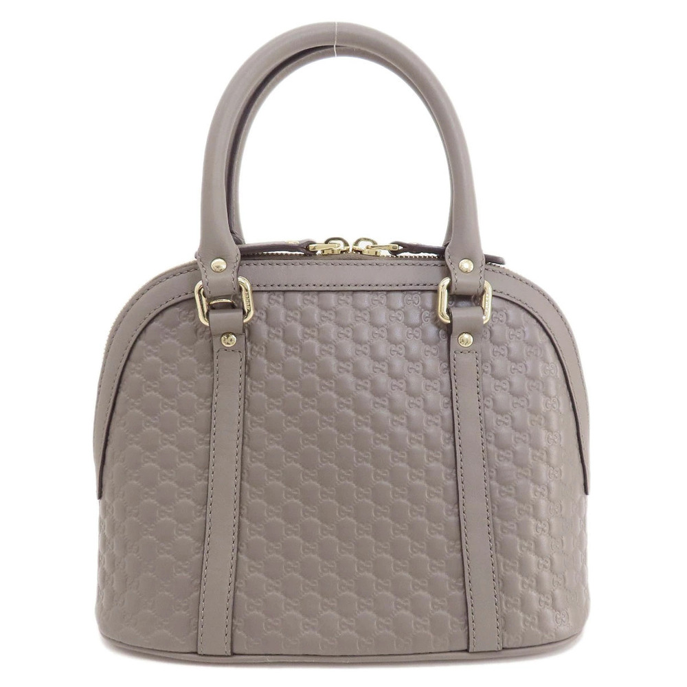 Gucci GG Handbag ssima Leather Black